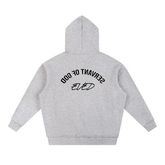 Contrast Tape Fleece Hoodie
