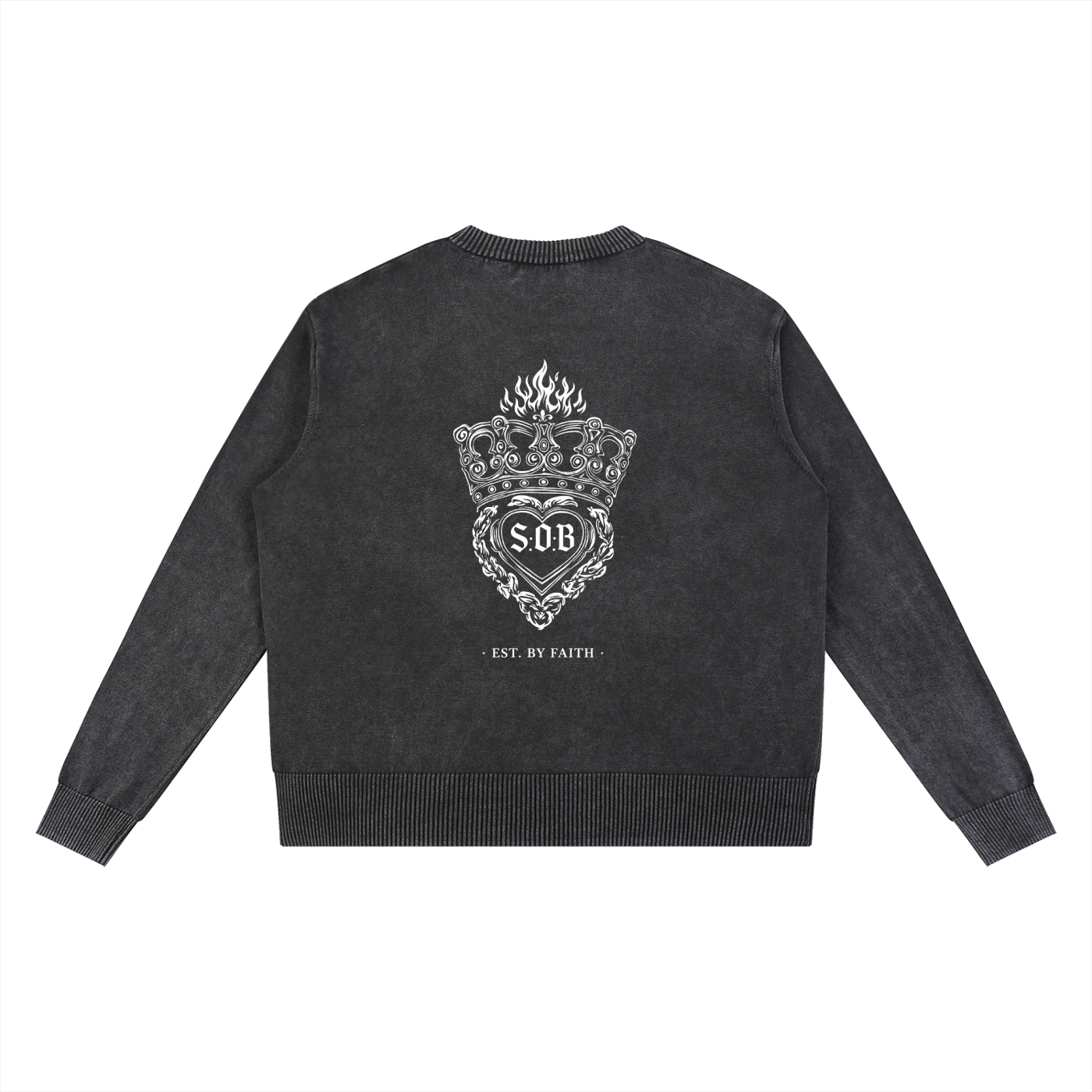 SOB Washed Oversized Sweater