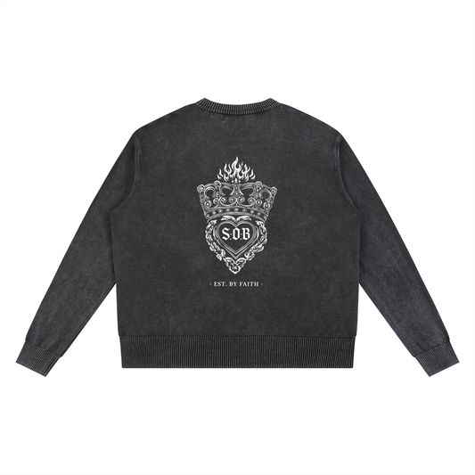 SOB Washed Oversized Sweater