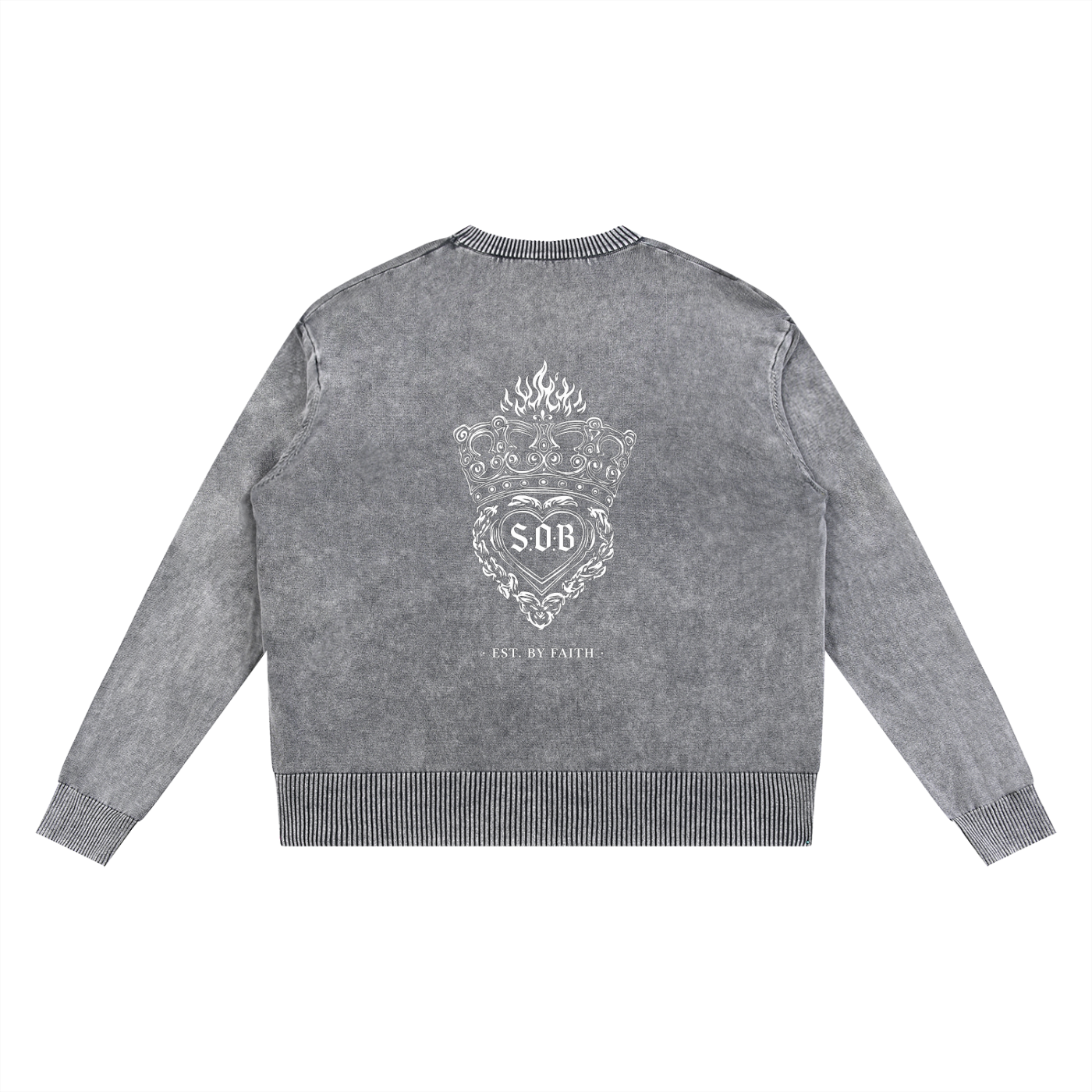 SOB Washed Oversized Sweater