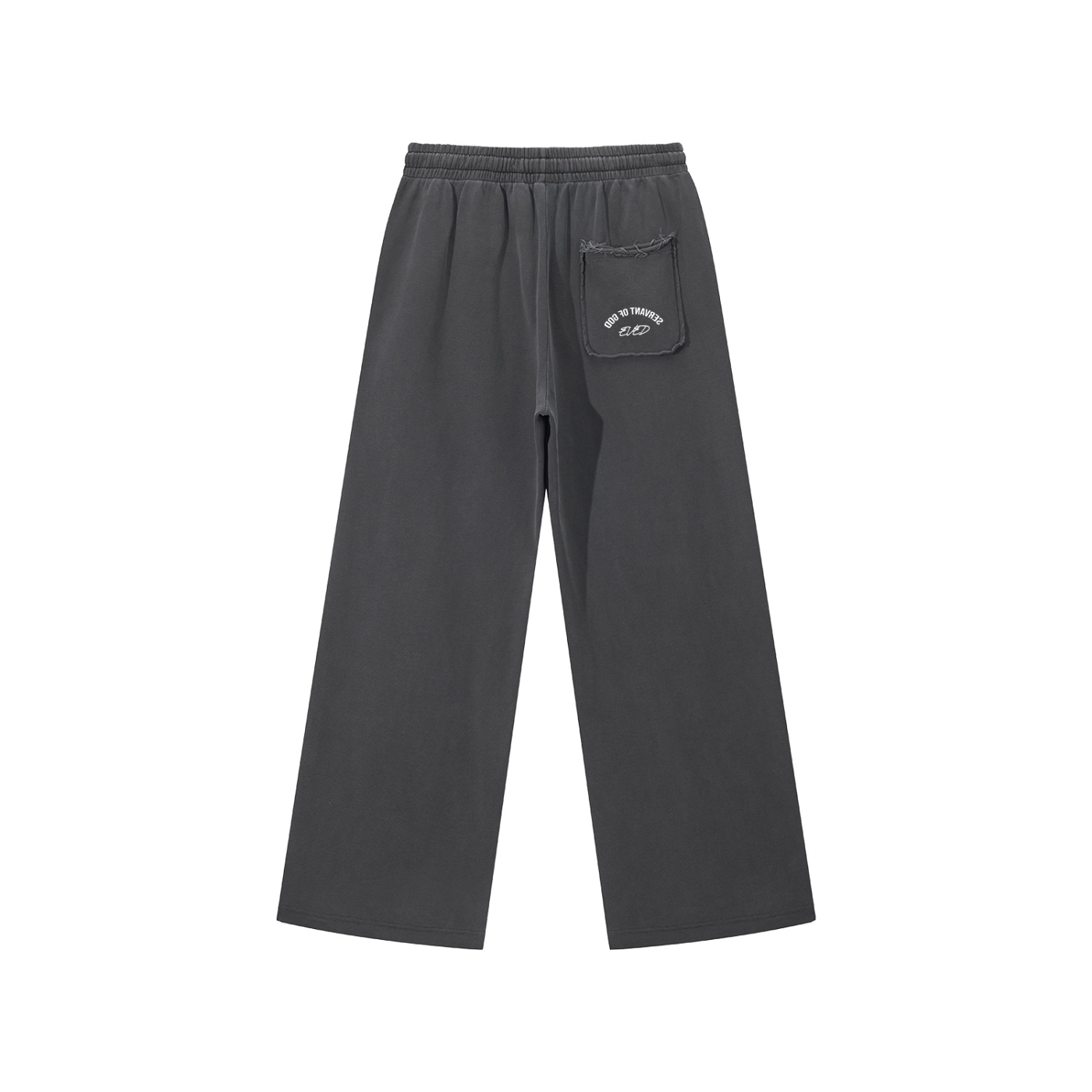 Washed Raw Edge Sweatpants