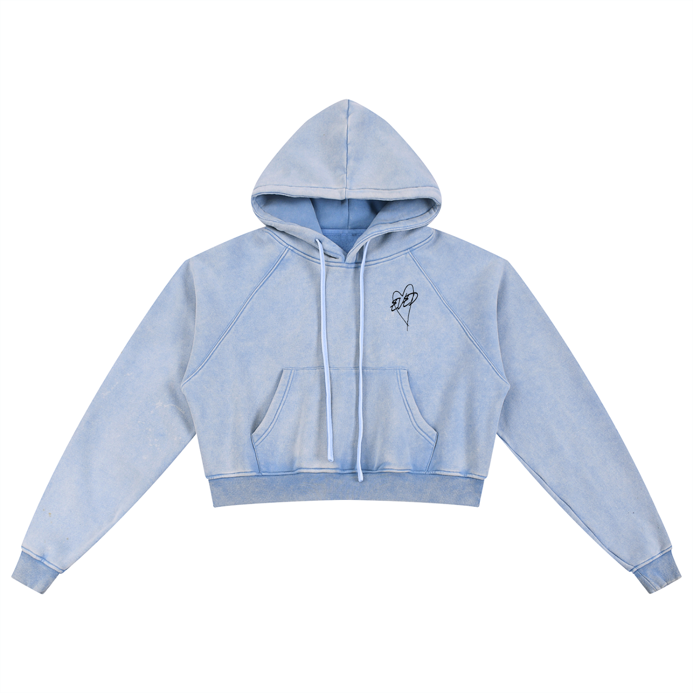 Women’s Washed Cropped Hoodie