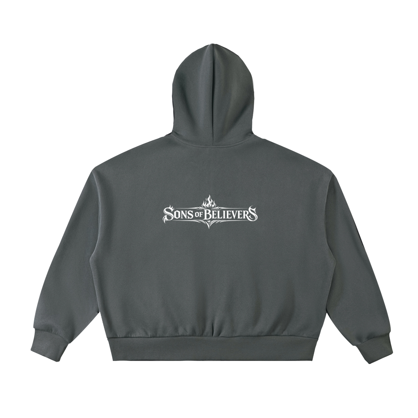 SOB Fleeced Full-Zip Boxy Hoodie